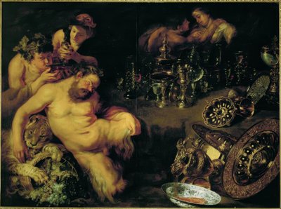 Drunken, Sleeping Satyr by Peter Paul Rubens